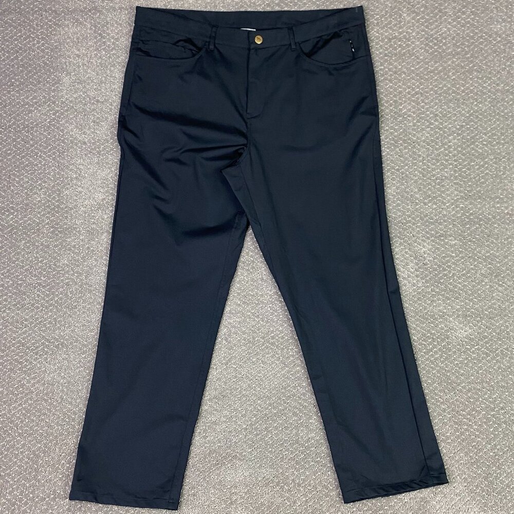 Barbell Apparel Pants Men's 40 x 30 Black Chino Stretch